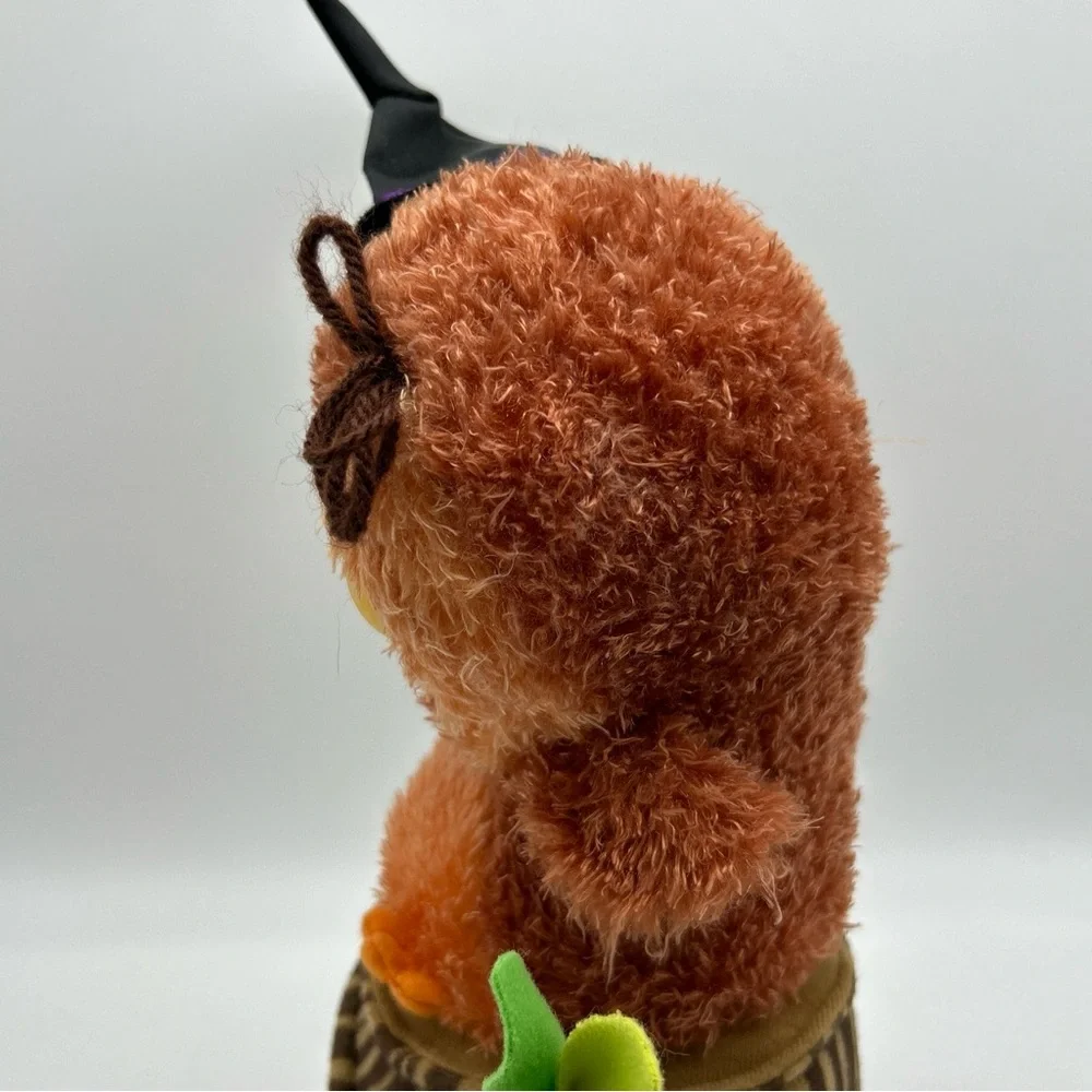Hallmark Animated Owl Halloween Somebodys Watching Me 10” Plush Tree Stump